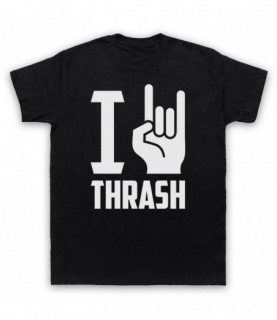 I Love Thrash Metal Music Lover T-Shirt T-Shirts
